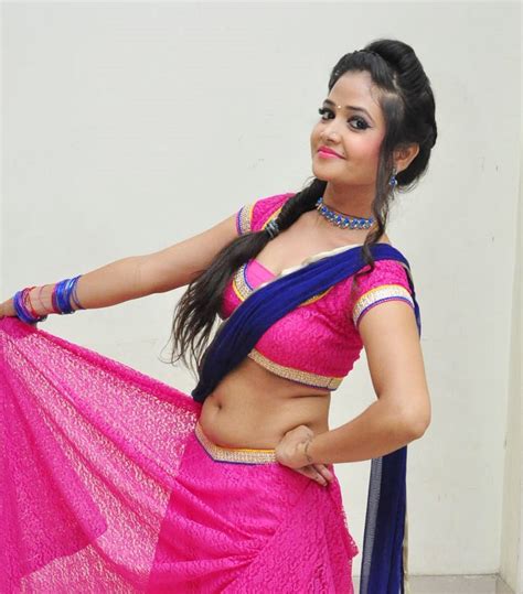 Shreya Vyas Hot Navel Half Saree Photo Gallery Fdpixer