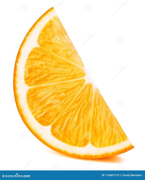 Orange Fruit Slice Isolated Stock Image Image Of Orange Isolated