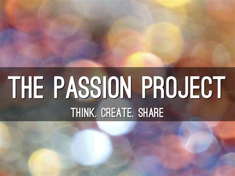 The Passion Project By Jennifer Karre