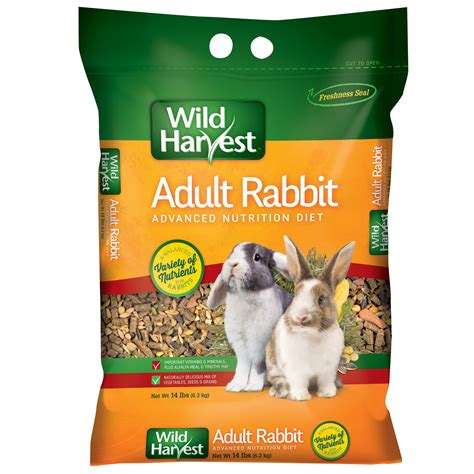 Wild Harvest Advanced Nutrition Adult Rabbit 14 Pounds Complete And