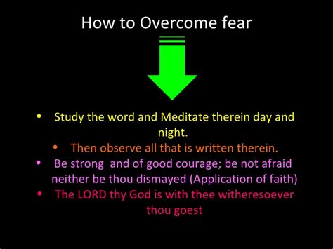 How To Overcome Fear