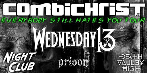 Combichrist Kicks Off Everybody Still Hates You Tour Next Friday May