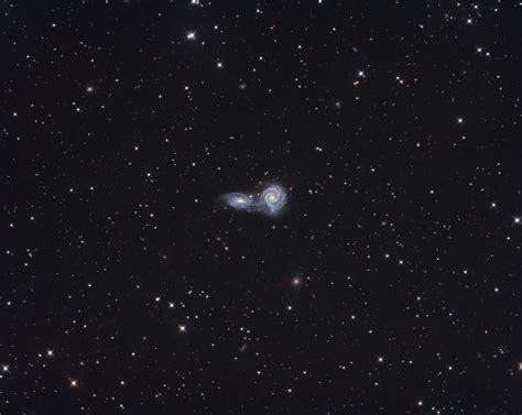 Arp 271 Galaxies About To Collide Full Frame Photo