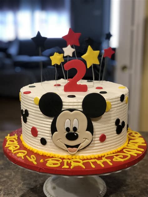 Mickey Mouse Clubhouse Cake Buttercream Aria Art