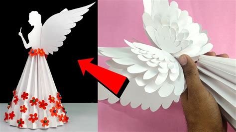 How To Make Paper Angel For Christmas Diy Christmas Angel With Paper