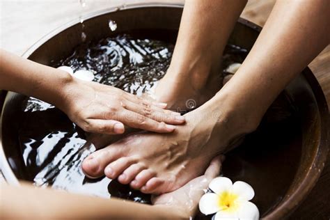 Foot Spa Stock Image Image Of Relax Water Massage Tips 1957789