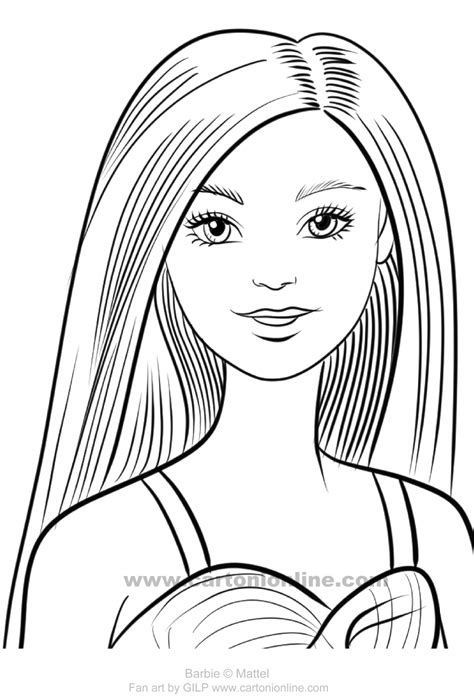 Barbie Fashionista 16 Coloring Page