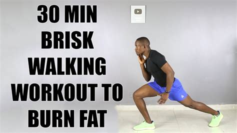 30 minute brisk walking workout to burn fat at home 🔥 300 calories 🔥 youtube