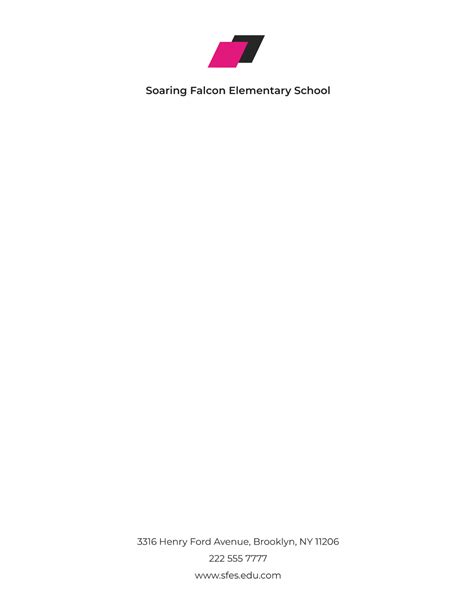Free School Letterhead Templates And Examples Edit Online And Download