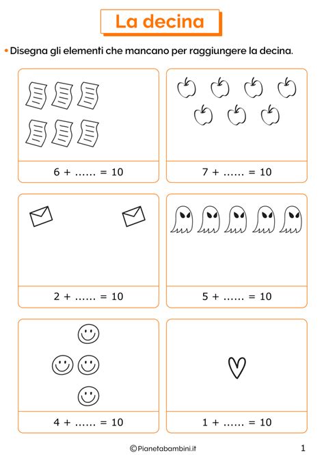 La Decina Schede Didattiche Per La Classe Prima Pianetabambiniit