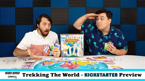 Trekking The World Kickstarter Preview Board Game Youtube
