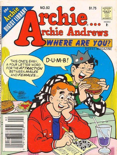 Archie Archie Andrews Where Are You Comics Digest Magazine 92 Reviews