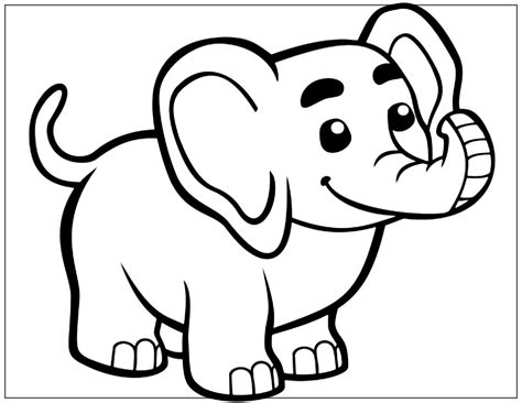 Im Genes De Elefantes Para Colorear Dibujo Im Genes