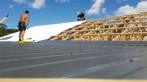 Metal Roof Installation Youtube