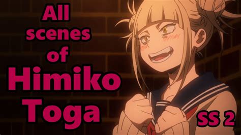 All Scenes Of Himiko Toga In Season 2 Bnha Youtube
