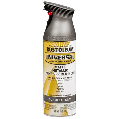 Gunmetal Gray Rust Oleum Universal All Surface Interiorexterior Matte