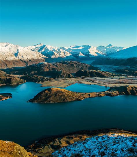 Lake Wanaka And Mount Aspiring National Park As Seen From The Summit