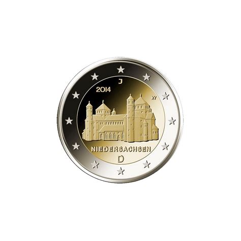 2 Euros Commémorative Allemagne 2014 Hildelseim Unc