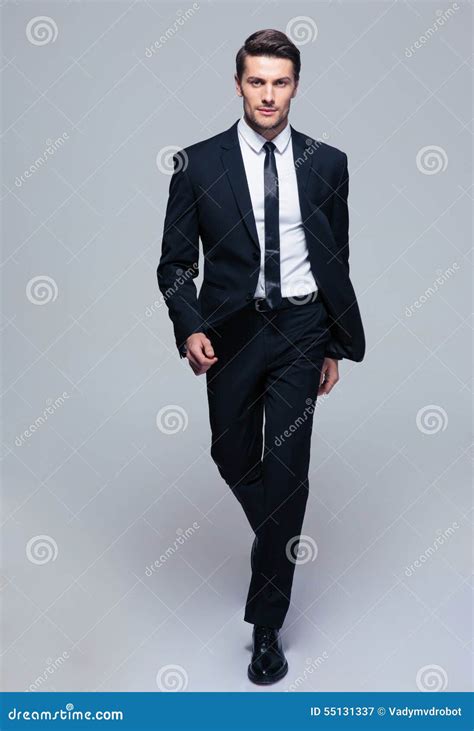 Full Length Portrait Of A Fashion Male Model Stock Image Image Of