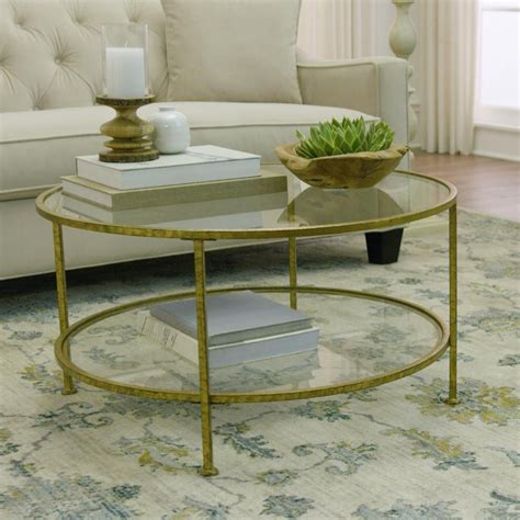 Home Decorators Collection Bella Aged Gold Coffee Table 9501200910 Coffee Table Gold Coffee