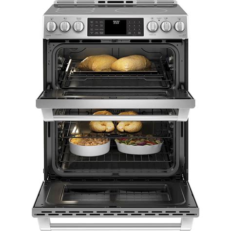 67 Cu Ft Slide In Double Oven Electric Induction Convection Range