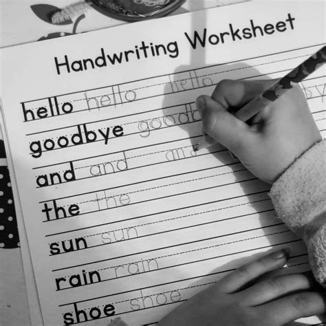 Handwriting Worksheets Free Printable Mama Geek