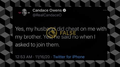 Did Candace Owens Tweet That Her Husband Cheated On Her With Her Brother
