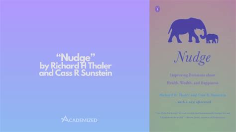 ‘nudge by richard h thaler and cass r sunstein