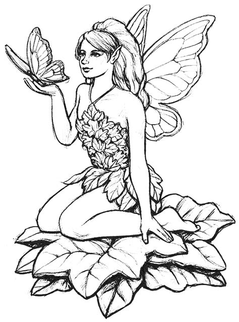 Search through more than 50000 coloring pages. Fairy Coloring Pages for Adults - Best Coloring Pages For Kids