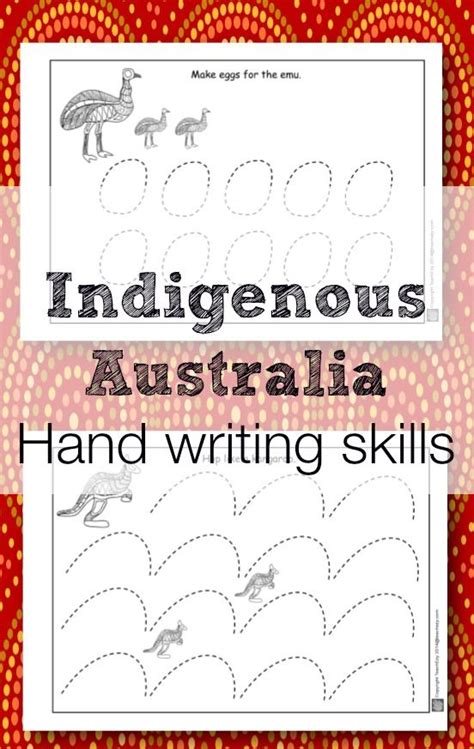 Indigenous Australia Early Handwriting Activities