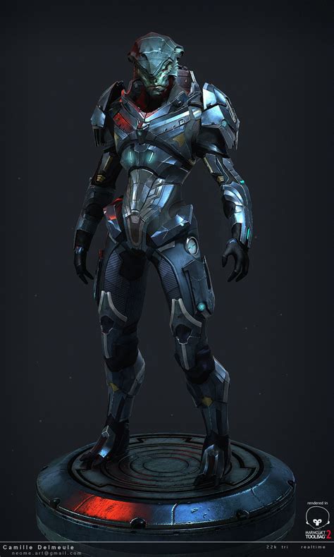 This Is The Character I Did For The Mass Effect Challenge