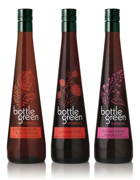 Bottlegreen Cordials Brilliant Packaging Design Brilliant Packaging Beverage Packaging