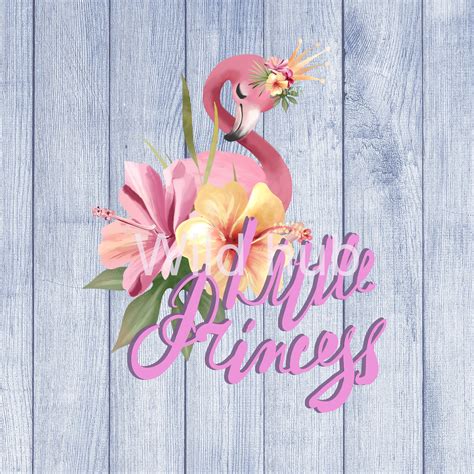 Little Princess Png Queen Png Pink Flamingo Clipart Floral
