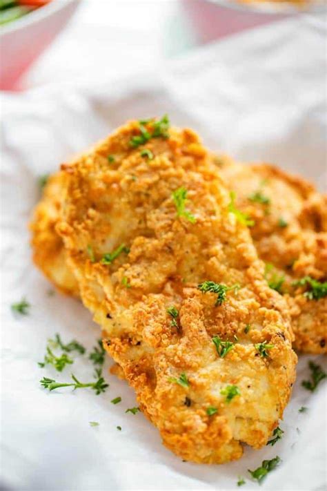 Rub on each sides of the chicken. Air Fryer Fried Chicken - Gluten-Free, Low-Carb, Keto ...