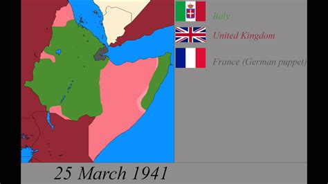 Map Of Africa During Ww2 North Africa Campaign Interactive Wwii Map
