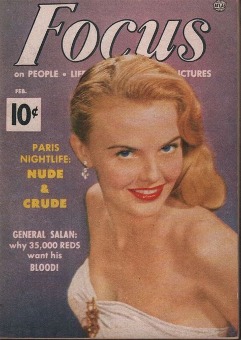 Focus Digest February 1953 Madeline Castle Cheesecake Pin Up 070819ame