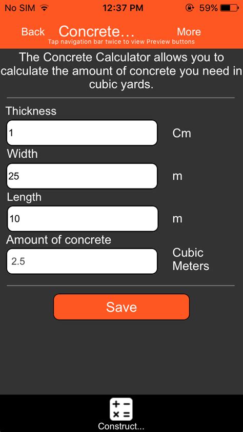 Paint Calculator Metric App