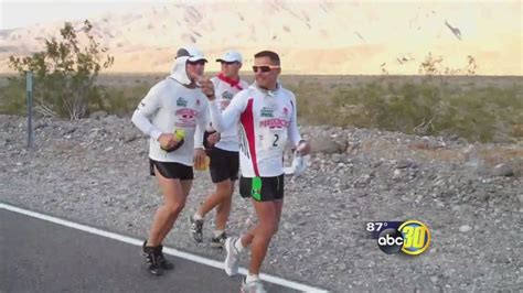 Valley Runner Preparing To Take On A 135 Mile Marathon In The Middle Of
