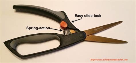 Product Review Fiskars Spring Action Fabric Scissors Itchin For
