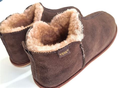 Mens Handmade Sheepskin Slippers 100 Natural Sheepskin Plus Etsy