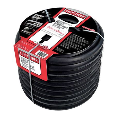 Craftsman 58 In Dia X 100 Ft L Premium Grade Black Hose Ace