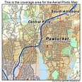 Aerial Photography Map of Pawtucket, RI Rhode Island