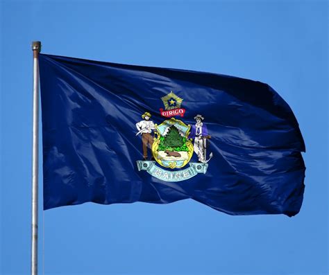 Maine State Flag 50states