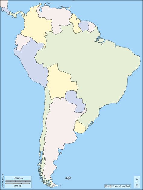 Mapa De America Del Sur Sudamerica Politico Fisico Para Imprimir Images