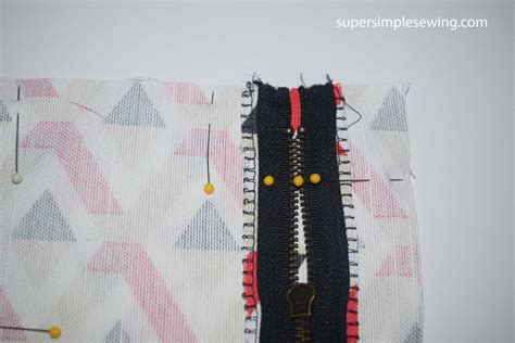 Pin Zipper Super Simple Sewing