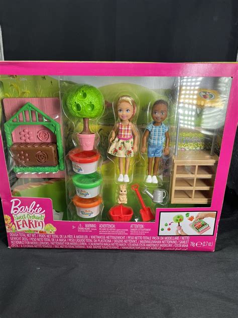Barbie Sweet Orchard Farm Chelsea Doll And Friend Veggie Garden Playset 887961768343 Ebay
