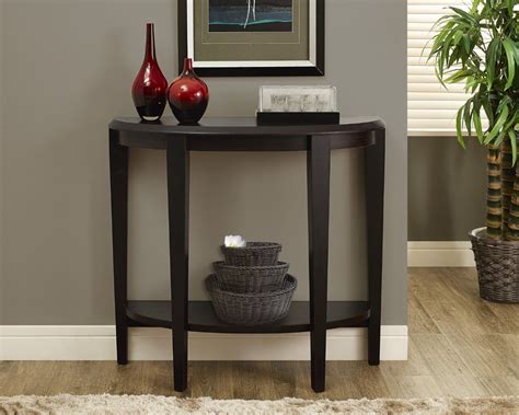 Monarch Specialties Cappuccino Hall Console Accent Table 36 Inch Kitchen And Dining