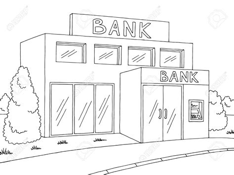 Bank Clipart Black And White 20 Free Cliparts Download Images On