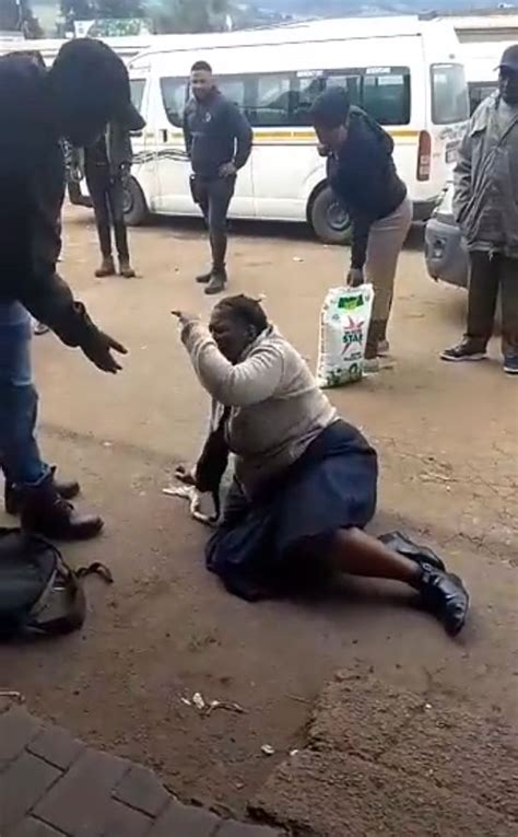 Mzansi Woman With Big Breasts Stripped Naked And Beaten In Public For