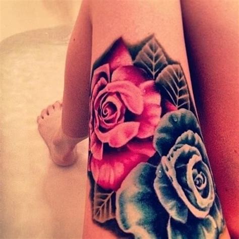 150 Sexiest Leg Tattoo Ideas For Men And Women Cool Tattoos For Women Tattoos Realistic Rose